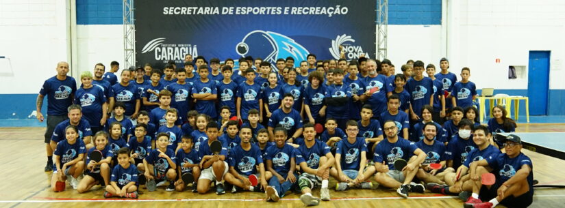 1ª etapa do Circuito Municipal de Tênis de Mesa em Caraguatatuba reúne mais de 160 atletas