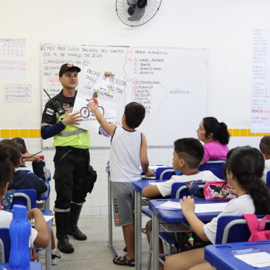 Programa Trânsito Legal abre ano letivo com orientações em escola do Tinga