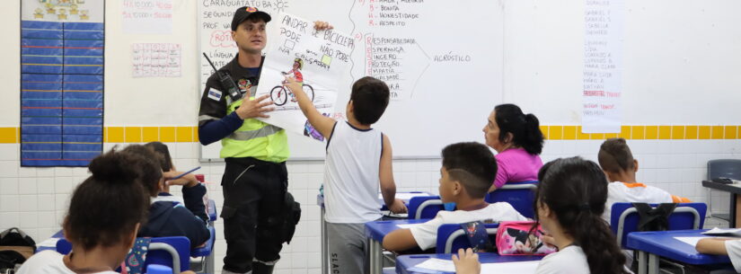 Programa Trânsito Legal abre ano letivo com orientações em escola do Tinga