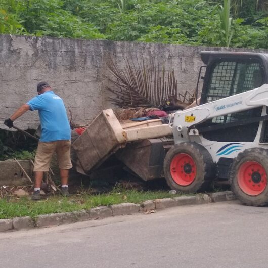 Serviços de roçada, varrição e operação Bota-fora chegam a vários bairros nessa sexta-feira