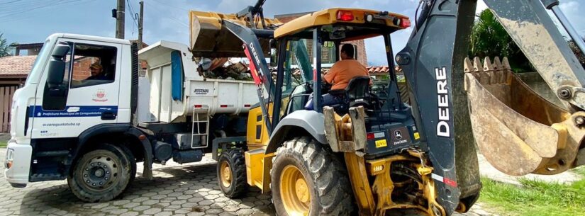 Prefeitura intensifica limpeza e Bota-fora nas ruas atingidas pela chuvas