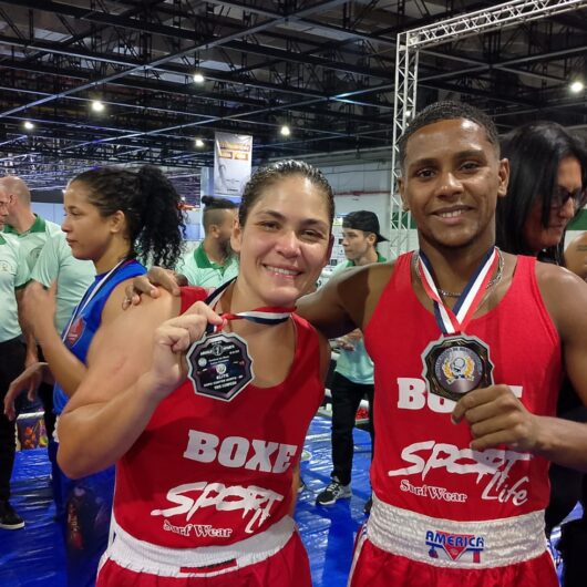 Atletas de Caraguatatuba se destacam em competição internacional de boxe no Arnold Brasil 2024