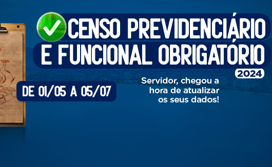 Censo previdenciário online do CaraguaPrev para servidores da ativa, inativos e pensionistas inicia na quarta-feira