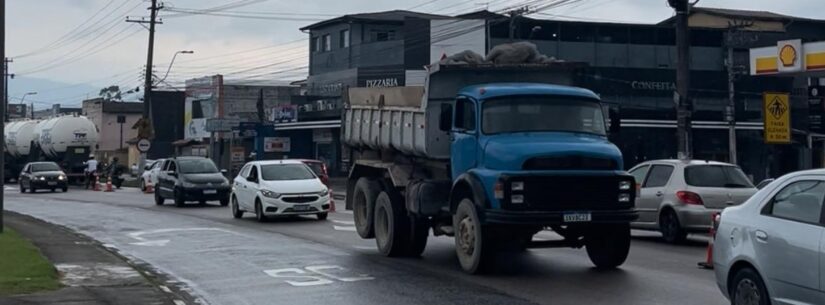 DER inicia obra da SP-55 em trecho do trevo do Poiares