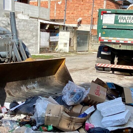 Prefeitura leva serviços de limpeza e retirada de descartes para regiões Centro e Centro/Sul