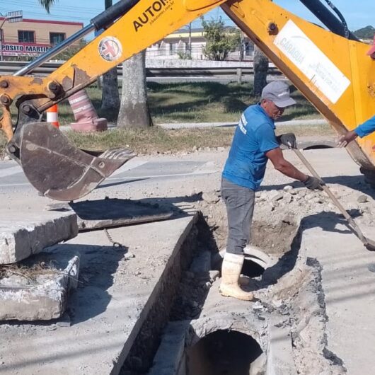 Prefeitura de Caraguatatuba finaliza implantação do novo sistema de drenagem de águas pluviais no Terralão