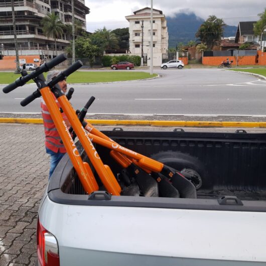 Fiscalização de Posturas da Prefeitura de Caraguatatuba aplica R$ 13.892 em multas por som alto e exploração irregular de patinete Fiscalização de Posturas da Prefeitura de Caraguatatuba aplica R$ 13.892 em multas por som alto e exploração irregular de patinete