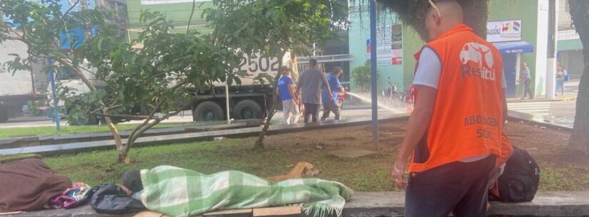 Caraguatatuba intensifica atendimento a pessoas em situação de rua Caraguatatuba intensifica atendimento a pessoas em situação de rua