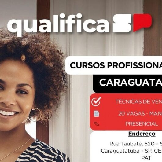 Caraguatatuba abre inscrições para curso gratuito de técnica de vendas Caraguatatuba abre inscrições para curso gratuito de técnica de vendas