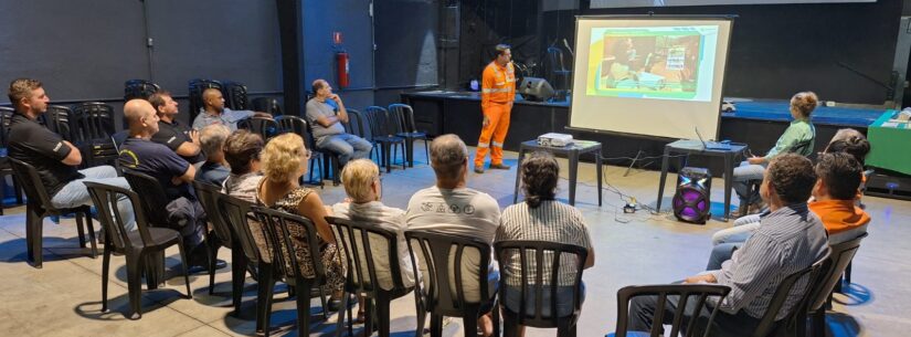 Treinamentos do APELL reforçam preparo da comunidade do Pontal Santa Marina e Jardim Britânia com apoio da Defesa Civil de Caraguatatuba Treinamentos do APELL reforçam preparo da comunidade do Pontal Santa Marina e Jardim Britânia com apoio da Defesa Civil de Caraguatatuba