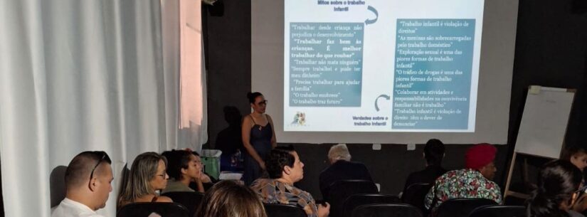 Caraguatatuba dá início às oficinas sobre Programa de Erradicação do Trabalho Infantil Caraguatatuba dá início às oficinas sobre Programa de Erradicação do Trabalho Infantil