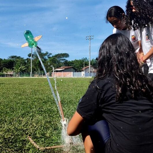 Caraguatatuba classifica dez equipes para etapa nacional da Olimpíada Brasileira de Foguetes 2025 Caraguatatuba classifica dez equipes para etapa nacional da Olimpíada Brasileira de Foguetes 2025