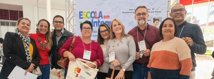 Representantes da Secretaria e do Conselho Municipal de Educação participam de encontro sobre Escola em Tempo Integral em Campinas Representantes da Secretaria e do Conselho Municipal de Educação participam de encontro sobre Escola em Tempo Integral em Campinas