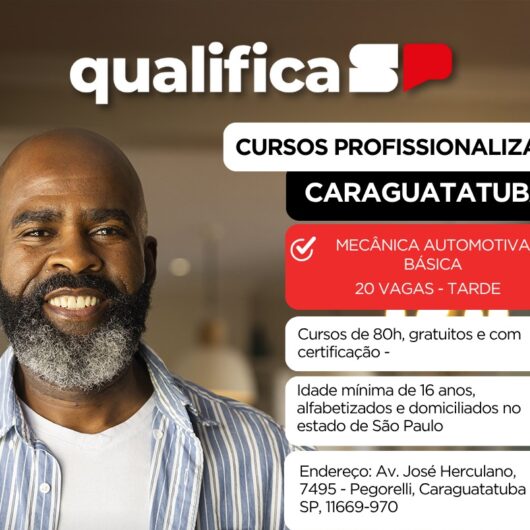 Caraguatatuba abre inscrições para curso de Mecânica Automotiva Básica gratuito Caraguatatuba abre inscrições para curso de Mecânica Automotiva Básica gratuito