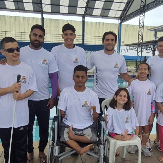 Paratletas da Natação de Caraguatatuba participam dos Jogos Escolares do Estado de São Paulo Paratletas da Natação de Caraguatatuba participam dos Jogos Escolares do Estado de São Paulo
