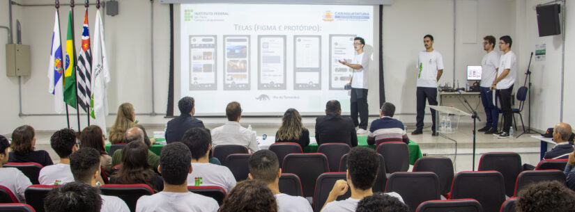 Caraguatatuba recebe 1° Hackathon do Litoral Norte e premia estudantes por soluções tecnológicas para turismo local Caraguatatuba recebe 1° Hackathon do Litoral Norte e premia estudantes por soluções tecnológicas para turismo local