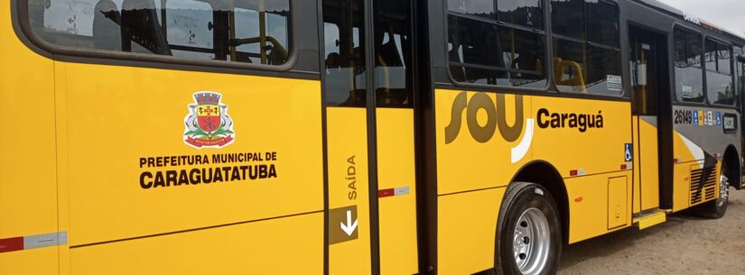 Três novos ônibus entram em circulação na frota do transporte público de Caraguatatuba Três novos ônibus entram em circulação na frota do transporte público de Caraguatatuba
