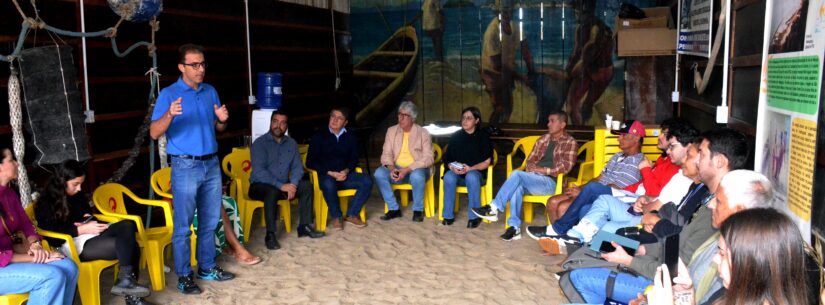 Caraguatatuba recebe autoridades para fortalecimento da pesca artesanal e valorização da cultura caiçara Caraguatatuba recebe autoridades para fortalecimento da pesca artesanal e valorização da cultura caiçara