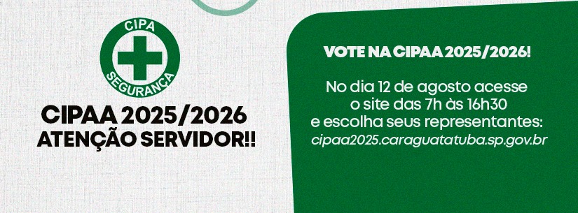 Servidores elegem nova CIPAA em votação on-line no dia 12 de agosto
