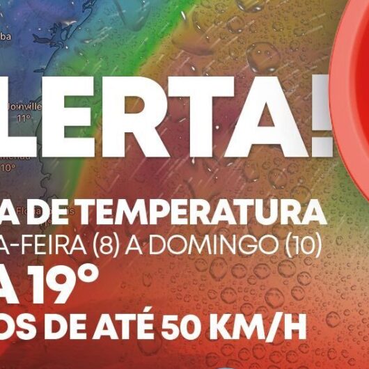 Alerta para queda de temperatura em Caraguatatuba