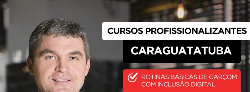 Abertas inscrições para curso gratuito de Rotinas Básicas de Garçom com inclusão digital Abertas inscrições para curso gratuito de Rotinas Básicas de Garçom com inclusão digital