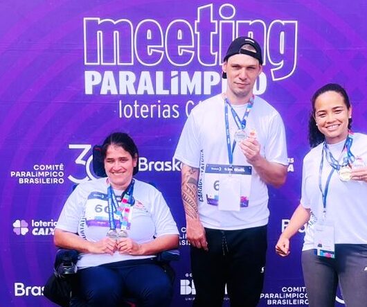Paratletas do programa Inclusão em Movimento conquistam medalhas no Meeting Loterias da Caixa em São Paulo