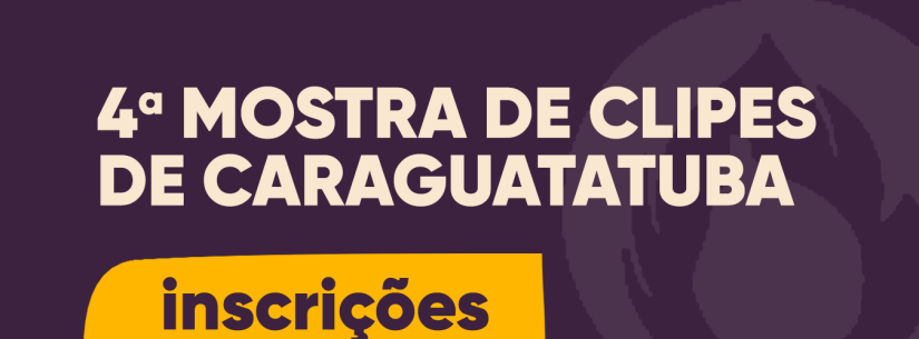 4ª Mostra de Clipes de Caraguatatuba está com inscrições abertas até 15 de setembro