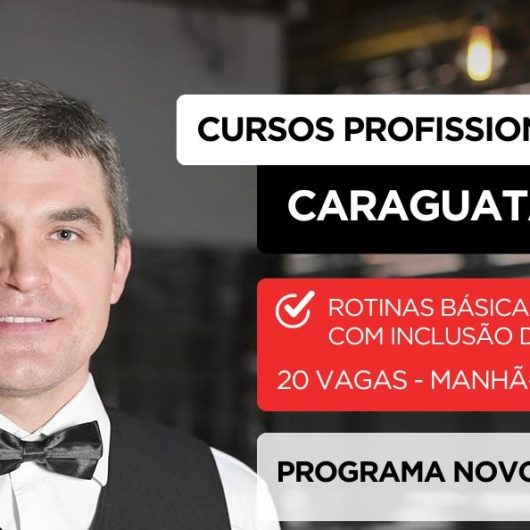Inscrições prorrogadas para Curso Gratuito de Rotinas Básicas de Garçom com inclusão digital