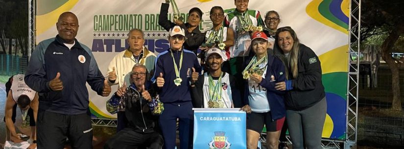 Atletismo Máster de Caraguatatuba conquista 17 medalhas no Campeonato Brasileiro em São Paulo