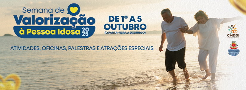 Banner Semana valorização pessoa idosa sepedi 2025