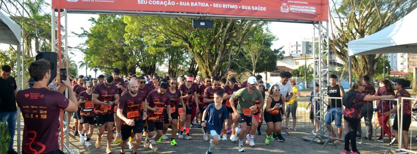 CardioRace reúne centenas de corredores no mês de conscientização sobre doenças cardiovasculares em Caraguatatuba
