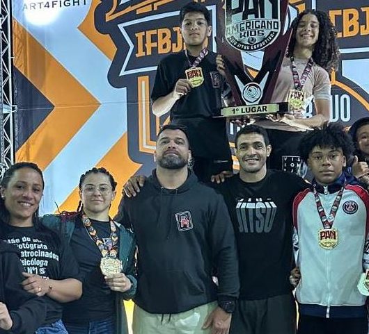 Equipe Vision de Caraguatatuba conquista 1º lugar no Pan-americano da CBJJE