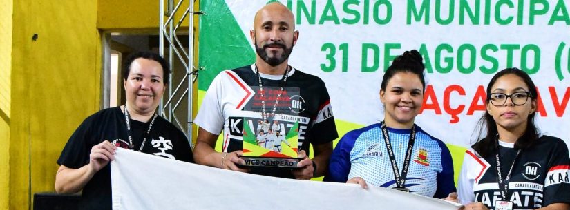 Caraguatatuba é vice-campeã geral da 26ª Copa Caçapava de Karatê