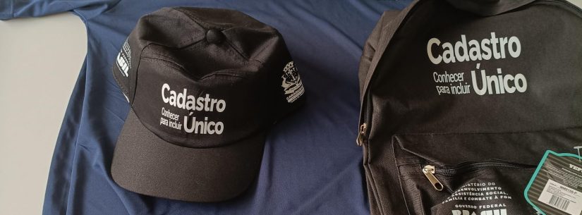 Entrevistadores do Cadastro Único de Caraguatatuba terão novos kits de identificação