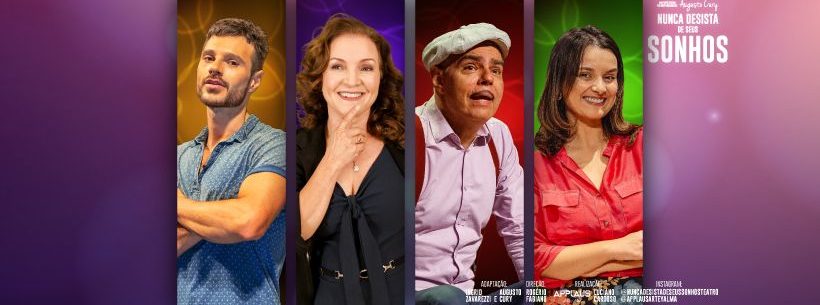 Espetáculo ‘Nunca Desista de Seus Sonhos’, inspirado em obra de Augusto Cury, chega a Caraguatatuba