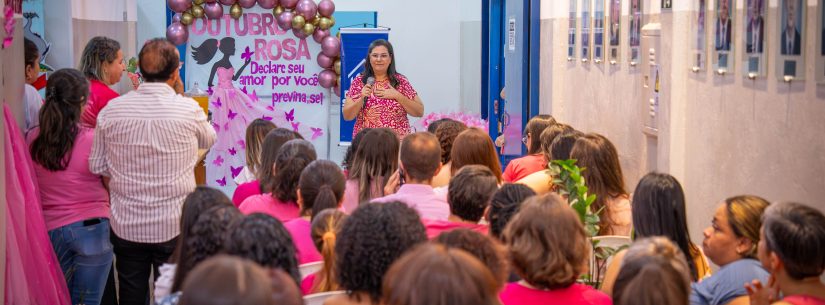 Autoexame e diagnóstico precoce marcam palestra do Outubro Rosa no Paço Municipal de Caraguatatuba Autoexame e diagnóstico precoce marcam palestra do Outubro Rosa no Paço Municipal de Caraguatatuba