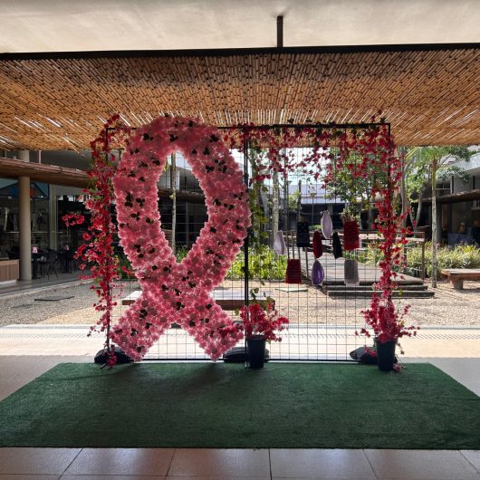 Fundo Social de Caraguatatuba e Serramar Shopping promovem campanha Outubro Rosa com arrecadação de lenços Fundo Social de Caraguatatuba e Serramar Shopping promovem campanha Outubro Rosa com arrecadação de lenços
