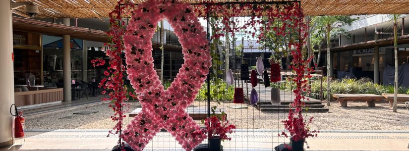 Fundo Social de Caraguatatuba e Serramar Shopping promovem campanha Outubro Rosa com arrecadação de lenços