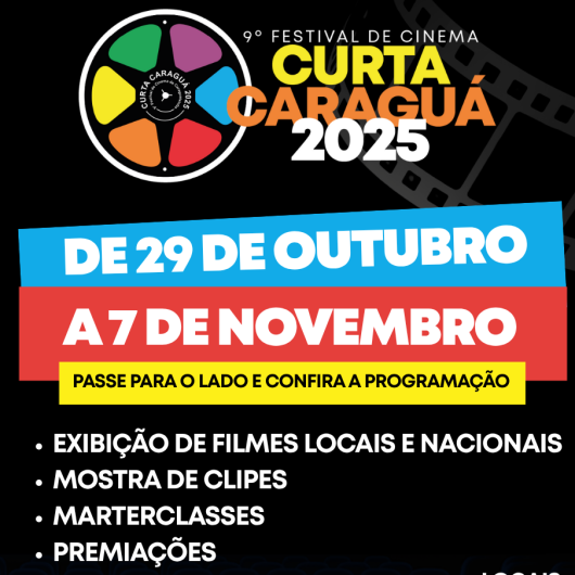 Fundacc promove 9º Festival de Cinema ‘Curta Caraguá’ a partir de quarta-feira Fundacc promove 9º Festival de Cinema ‘Curta Caraguá’ a partir de quarta-feira