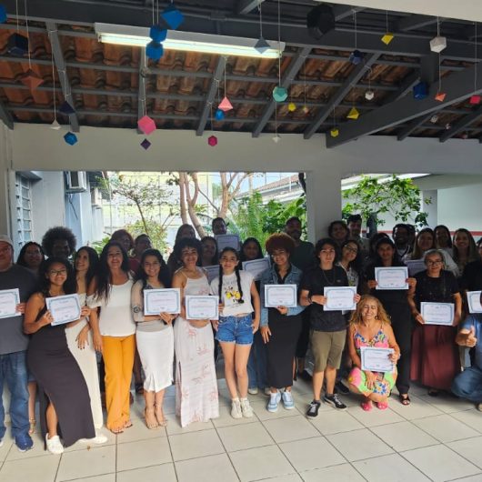 Formatura dos alunos dos cursos de Excel e Marketing Digital
