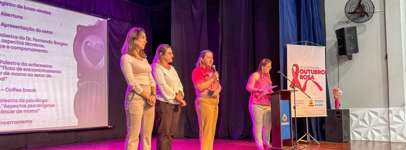 Profissionais da rede municipal participam de capacitação sobre câncer de mama em Caraguatatuba Profissionais da rede municipal participam de capacitação sobre câncer de mama em Caraguatatuba
