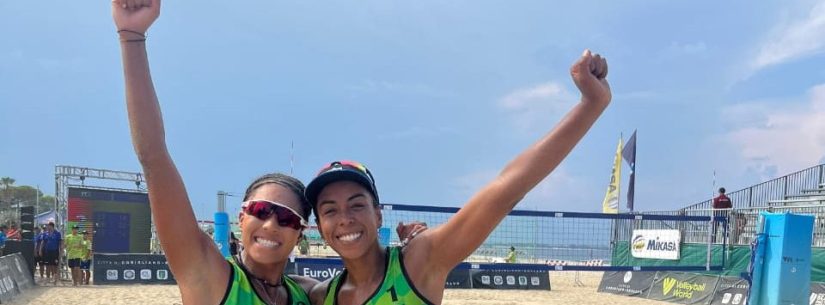 Dupla Caraguatatuba é convocada para representar Brasil em torneio mundial de vôlei de praia no Egito