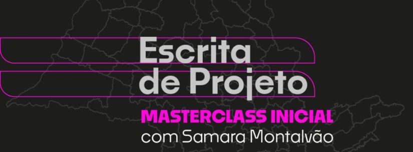 Caraguatatuba recebe masterclass e seminário formativo sobre escrita de projetos nesta quinta-feira