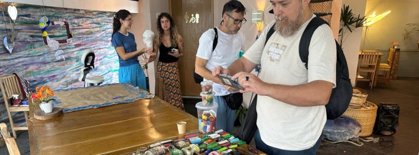 Comunidade participa da ação Maré Sustentável com foco em bem-estar e preservação ambiental em Caraguatatuba