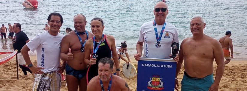Caraguatatuba conquista sete medalhas na VIII etapa do Circuito Paulista de Águas Abertas em Ilhabela