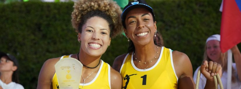 Dupla de Caraguatatuba fica entre as quatro melhores em torneio internacional no Egito