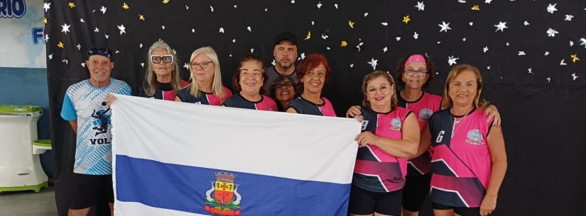 Caraguatatuba é 5º lugar na final estadual da Superliga da Melhor Idade de vôlei adaptado em Itaquaquecetuba