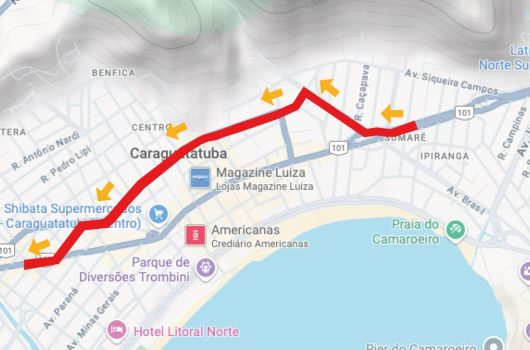 Caraguatatuba divulga alterações no trânsito na passagem do ano