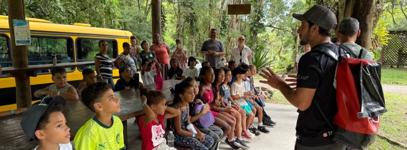 Projeto Colônia de Férias Verão 2026 leva crianças do Residencial Getuba ao Parque Estadual Serra do Mar