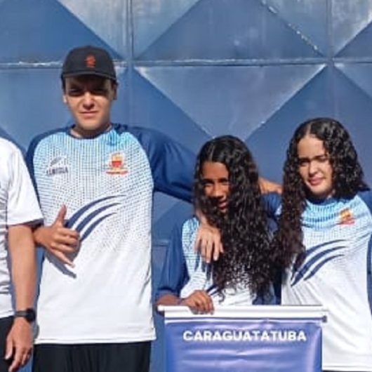 Atletas de natação de Caraguatatuba disputam 1ª etapa do Circuito Paulista de Águas Abertas 2026